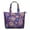 Purple Paisley And, variant on Purple Floral and Petal Pattern Travel Tote Bags for Women Carry On,Large Weekender Bags for Women Travel,Multi Functional Duffle Bag for Work,Shopping,Sports