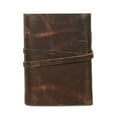 thumbnail image 6 of Handmade Leather Journal 9 x 6 Inch – Lined Deckle Edge Paper Notebook with Vintage Key Closure for Men and Women, 6 of 6