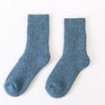 thumbnail image 4 of Yuanlong Womens Socks Winter Thermal Solid Color Thick Knit Mid Calf Socks For Indoor Outdoor Hosiery Cozy Soft Crew Socks, 4 of 4