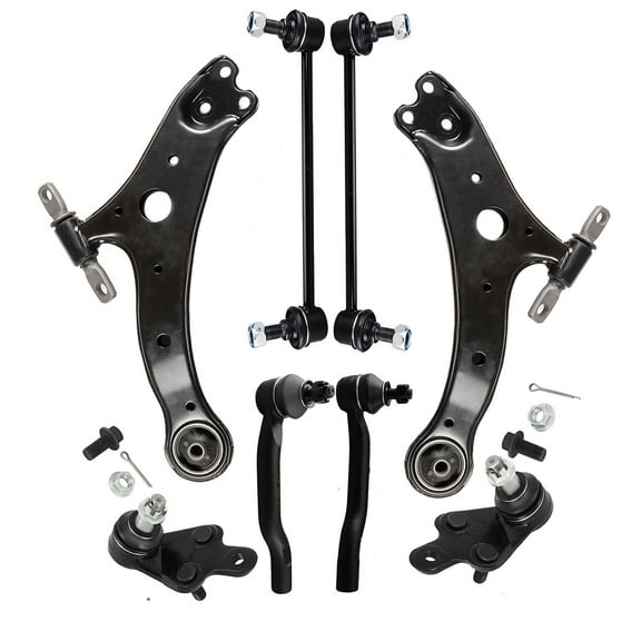 Hex Autoparts 8pcs Front Lower Control Arm Suspension Kit for Toyota Camry 2012-2017, Toyota Avalon 2013-2018