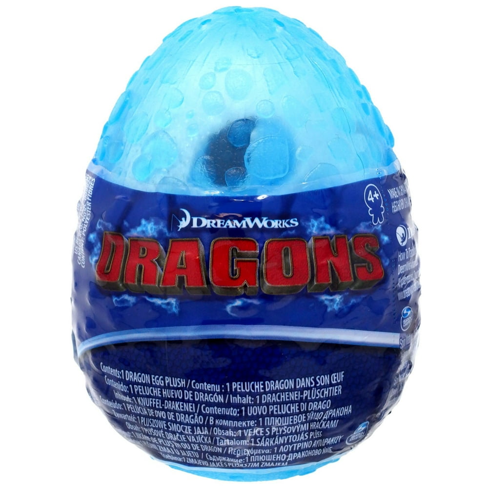 How to Train Your Dragon The Hidden World Light Fury Egg Plush [Blue