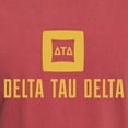 thumbnail image 3 of CafePress - Delta Tau Delta Gold Stacked Signature T Shirt - Mens Comfort Colors Shirt, 3 of 5
