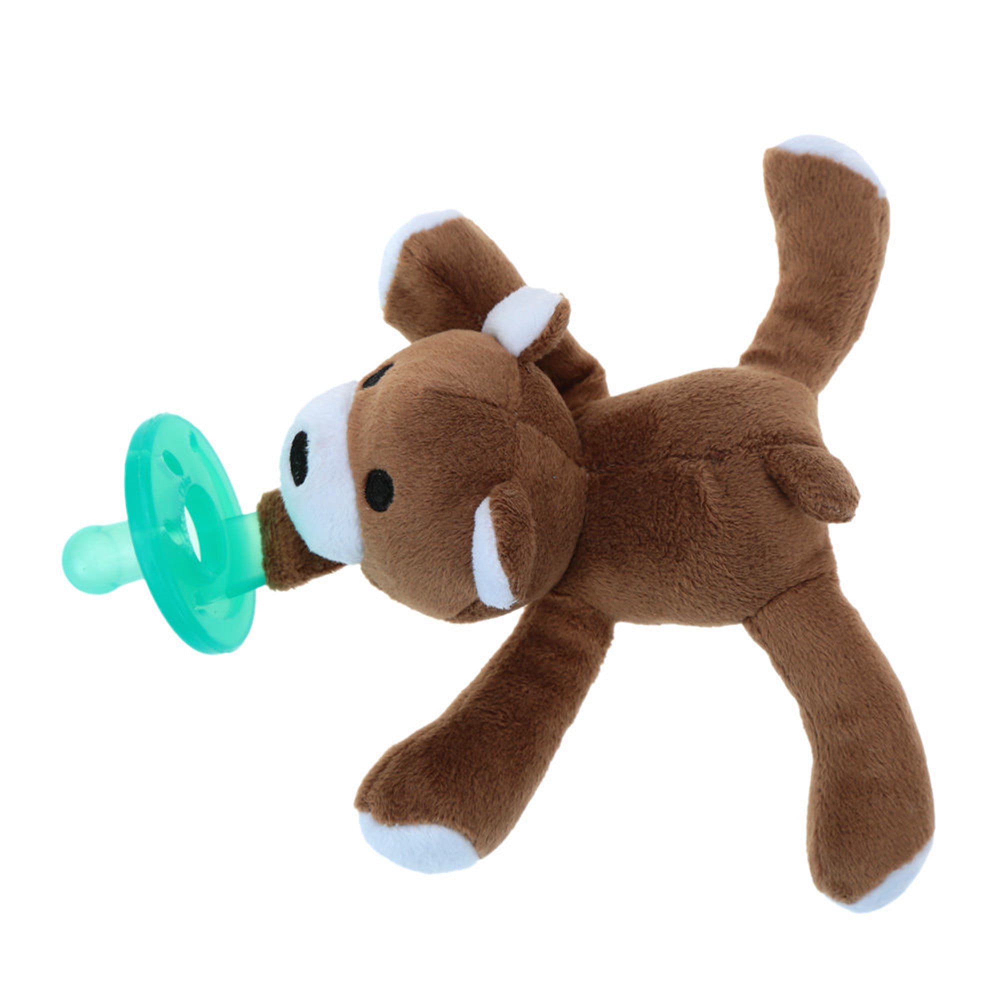 Pacifier Holder Baby Boy Girl Unisex Monkey Plush Animal Gift Nursery New 