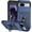 Blue, variant on HCTian Military Grade Case for Google Pixel 8A, Rugged Phone Case with Kickstand, Slide Camera Cover Protection, Shockproof Case for Google Pixel 8A Phone Case