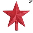 thumbnail image 2 of Coofit Christmas Treetop Star Glitter Decorative Star Tree Topper Xmas Tree Decor, 2 of 10
