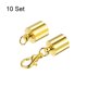 thumbnail image 3 of 10uds Cordón Extremo Unique Bargains Tapa 7.5mm ID Langosta Garra Cierre Extremo Dorado Tono, 3 of 5