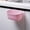 Pink #2, variant on Kitchen Hanging Basket - Wall Mounted Storage Organizer for Cabinet Door or Bathroom Shelf - Multi-Purpose Sundry Basket for Pots, Pans, Utensils, Spices - Plastic Mesh Storage Bin for Home, Kitchen
