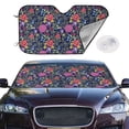 thumbnail image 2 of Daiia Floral Windshield Sun Shade for Car SUV Truck (Medium ), Car Sun Shade Windshield, Car Shades for Front Windows, Sunshade for Car Windshield, 2 of 7