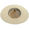 thumbnail image 4 of Naturalist Wide Brim Panama Straw Fedora Hat - L - Natural, 4 of 4