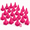pink, variant on 36 Pack Pink 7 Inch Plastic Sports Cones for Agility Drills Practice
