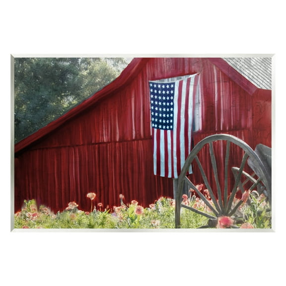 Country Farm Meadow Americana Town & City Graphic Art Unframed Art Print Wall Art