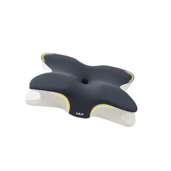 Almohada Ortopédica Cervical Viscoelástica Lab.G Blanco, Negro
