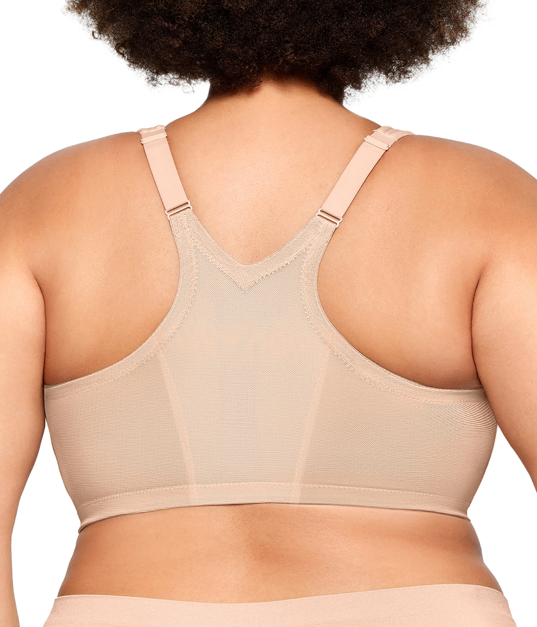 Glamorise MagicLift Front-Closure Racerback Wirefree Bra 1206 (Women's & Women's Plus)