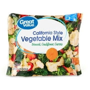 Great Value California Style Vegetable Mix, 12 oz Bag (Frozen)