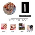 thumbnail image 4 of UBIUO 24Pcs Long Coffin Press on Nails, Matte Ballerina Graffiti Fake Nails, Abstract Lady Face Rose Leaf with Design False Nails for Women and Girls., 4 of 4
