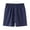 Navy, variant on XEGLSBU Mens Swim Trunks with Liner 11 Men's Spring Solid Color Slim Shorts Cotton and Linen Tether Pants Army Green Size M