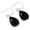 Black Onyx, variant on Natural Prehnite Women Jewelry 925 Sterling Silver Earring