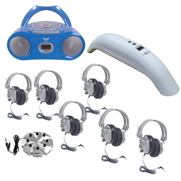 AudioAce HamiltonBuhl Set Bluetooth CD Cassette para 6 Personas