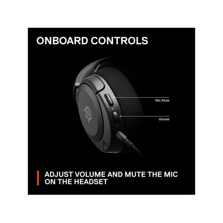 SteelSeries Arctis Nova 1 Wired Gaming Headset for PC with 3.5mm Jack — Black