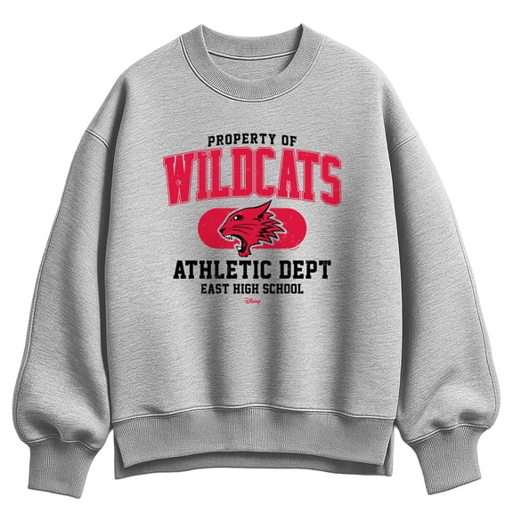 High School Musical - Property Of Wildcats - Women's Oversized Fleece Crew Sweatshirt