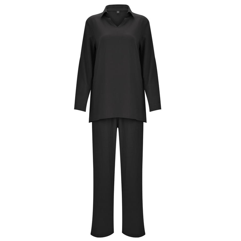 Petite black pantsuit 2025