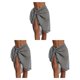 thumbnail image 5 of Sonducket Poliéster Señoras Elegante Flexible Bohemio Romántico Verano Al aire libre Playa Faldas Ropa de playa Ropa Gris Type1 NO1, 5 of 6