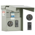 thumbnail image 1 of VEVOR Panneau de Prise d'Alimentation Temporaire Panneau Électrique pour VR 20 30 Amp Boîte de Prise pour VR, 1 of 9