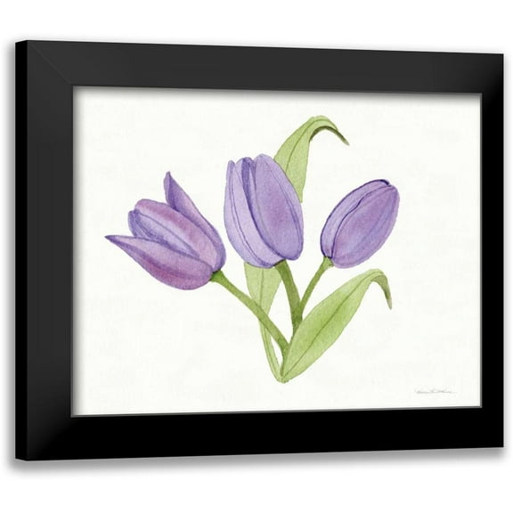 McKenna, Kathleen Parr 14x12 Black Modern Framed Museum Art Print Titled - Easter Blessing Flowers II