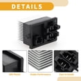 thumbnail image 4 of Resistor del motor del ventilador HVAC Unique Bargains No.68101157AA para Fiat 500 2012-2019 con limpiador de aire automático Negro 1 Pcs, 4 of 6