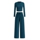 thumbnail image 1 of Conjunto Deportivo de Mujer PRETTYGARDEN de Dos Piezas Top Corto y Pantalón de Pierna Ancha XXL, 1 of 8