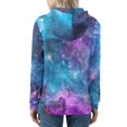 thumbnail image 3 of Renewold Fantasy Starry Mountains Graphic Design Crop Top Zipper Hoodies for Women Size M Fall Sweatshirts Long Sleeve Casual Sweatshirts Jacket Athletic Exercise Sport Jumper with Pocket, 3 of 5