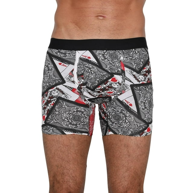 Men's' Underwear Fun Print Briefs Adult Boxer Shorts