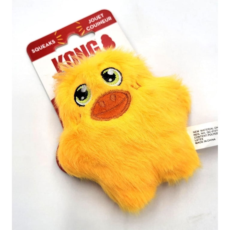 KONG Snuzzles Mini Plush Squeaker Dog Toy, Duck photo 3