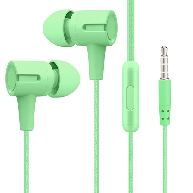 Naierhg L201 Wired Earphone In-ear Powerful Bass 3.5mm Stereo Earbuds Gaming Headset with Microphone for Mobile Phone