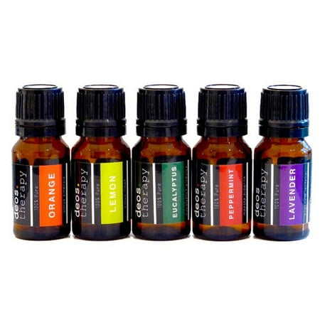 DEOS 5-Piece Aromatherapy Essential Oil Set