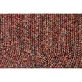 thumbnail image 2 of Rhody Rug SA48R024X048 Sandi 2 x 4 ft. Tweed Indoor-Outdoor Oval Braided Rug, Sangria, 2 of 2