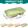 thumbnail image 3 of ZLBDYG 2-Compartment Stainless Steel Snack Containers with Silicone Lids - Reusable Leakproof Storage for Travel, Outdoor, Camping, and 𝗞𝗶𝗱𝘀’ Lunch Box Organization, 3 of 9