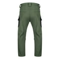 thumbnail image 4 of WTOBBY Men's Outdoor Work Pants, Waterproof Durable Multi-Pocket Tactical Trousers for Fishing, Camping, Heavy Duty,Green L, 4 of 7