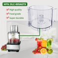 thumbnail image 4 of DLC-005AGTX,14-Cup Food Processor Work Bowl Compatible with Cuisinart DLC-7 & DFP-14，NOTE:This bowl features 2 tabs on the top rim of the workbowl, 4 of 5