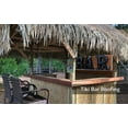 thumbnail image 6 of Backyard X-Scapes Natural Mexican Palm Thatch Runner Roll Roof Thatching 35" H x 8' L, 6 of 11