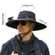 thumbnail image 3 of Sombrero de pesca al aire libre con ventilador solar ancho para hombre, sombrero para el sol con ventilador solar, sombreros de pesca con ventilador ajustable de 3 velocidades, sombrero con ventilador, 3 of 3