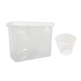 thumbnail image 3 of DOLITY Grain Storage Box Durable Rice Bucket Rice Storage Container for Nuts Pet Food S clear, 3 of 9