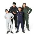 thumbnail image 5 of EVERYDAY KIDS Girls Navy Blue Cotton Fleece Sweatpants, 5 of 7