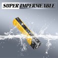 thumbnail image 6 of HIBIBUD Small Flashlight,Rotatable Lamp Head Small Flashlights,Strong Magnetic Bottom and Side Pen Clip Keychain Light,Yellow, 6 of 7
