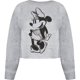 thumbnail image 1 of Disney - Suéter Crop Top de Minnie Mouse Boceto para Mujer (Gris), 1 of 3