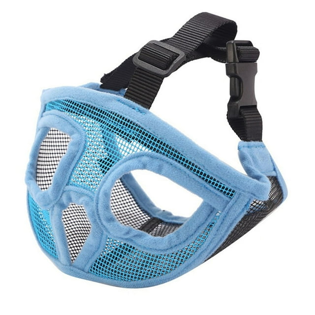 Bozal para perro con hocico corto, Bulldog Stop Dog para morder, ladrar, masticar, ajustable, boca corta, antimordeduras, máscara anticomida, suministros para mascotas