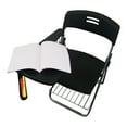 thumbnail image 6 of RTC Group Right Hand Pad Tablet Small Arm Desk Folding Chair, Black, 1Pk, 6 of 11