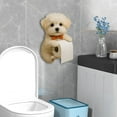 thumbnail image 6 of CARRFA 2025 Creative 3D Printed Dog Paper Holder, Tissue Roll Dispenser, Funny Toilet Paper Roll Holder, Decorative Wall Mounted Toilet Paper Holder for Home Kitchen Bathroom (Bichon), 6 of 10
