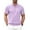 Light Purple, variant on COOFANDY Men's Quarter Zip Polo Shirts Short Sleeve Lightweight Knitting Golf Shirts Workout T Shirts Classic Fit