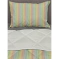 thumbnail image 3 of Rainbow Comforter & Sham Bedding Set, Composition of Circles or Dots as Rainbow Color Spectrum in Vertical Order Pattern, 3 pcs Duvet Set Microfiber Filling Quilt, 5 Sizes, Multicolor, by Ambesonne, 3 of 4